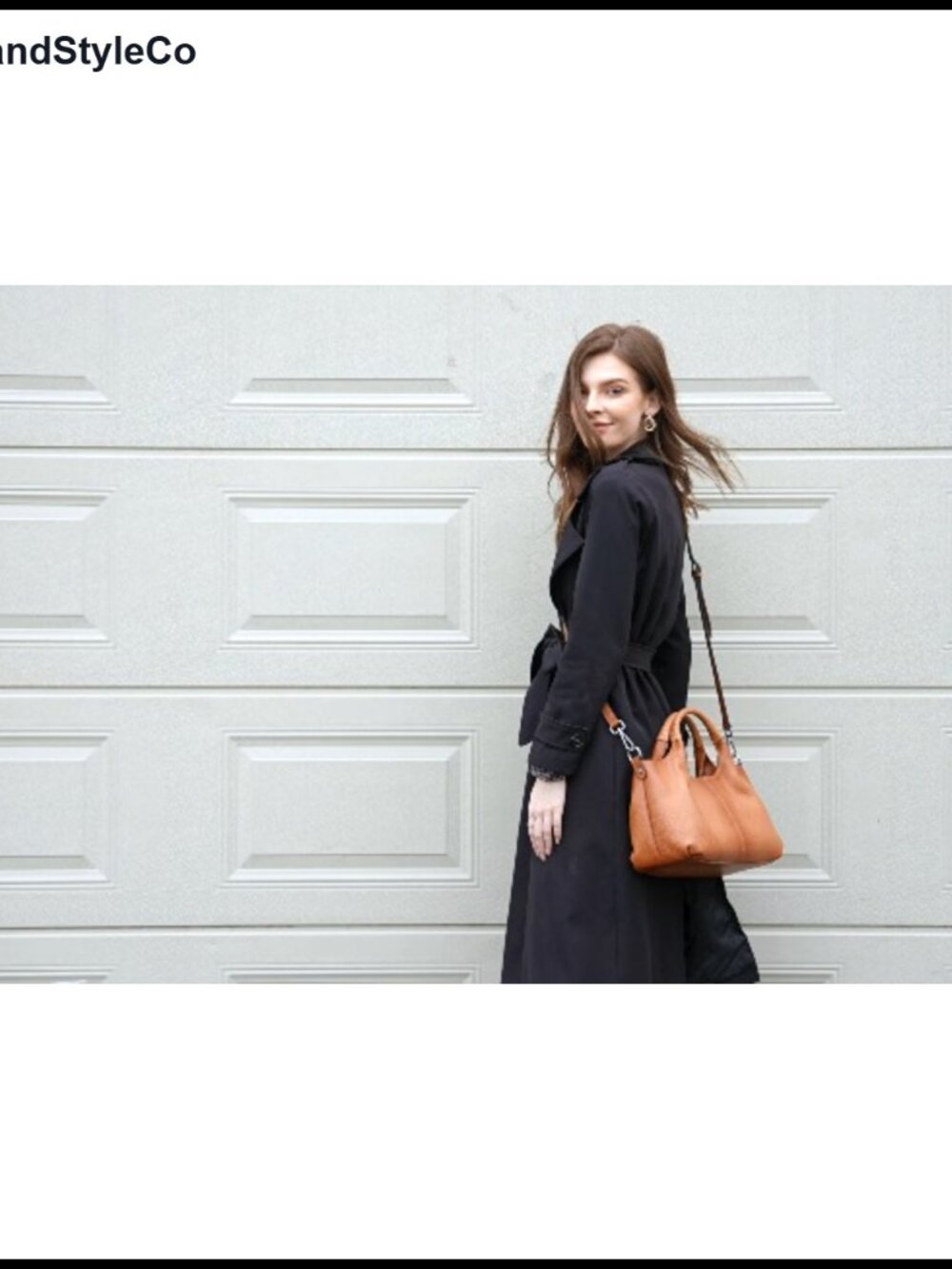 Genuine Leather Satchel Crossbody Shoulder Bag Hobo Tote Purse - Picture 6 of 6